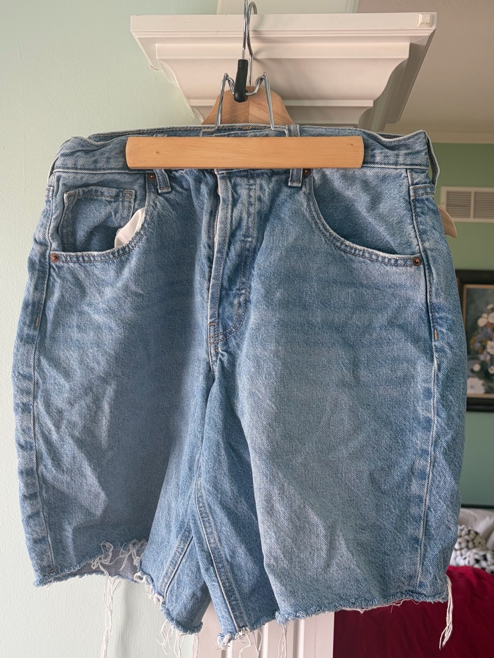 Old Navy Light Blue Denim Jean Shorts